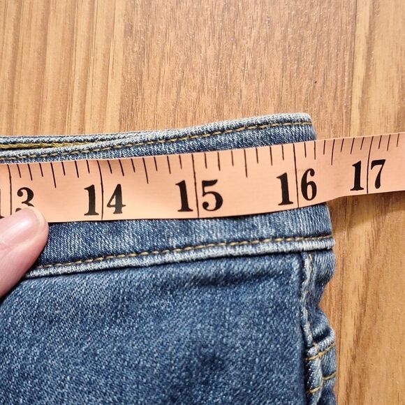 Michael Kors Womens Crop Jeans Wide Leg Comfort Relaxed  Size 8 - Picture 14 of 16